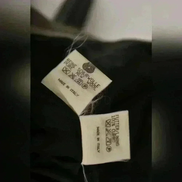 JIL SANDER Black White Gray Houndstooth Fitted Wool Pencil Skirt 40EU  4US Italy - Picture 10 of 10